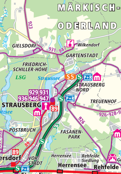 Liniennetz MOL